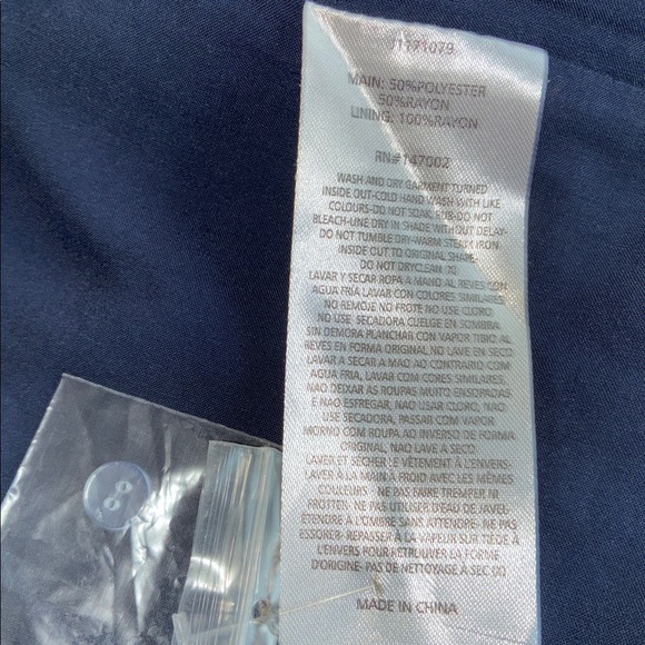 THE JETSET DIARIES TJD Elegant Navy Blue Wrap Maxi Skirt, Flowing & Silky. M NWT - Picture 14 of 17